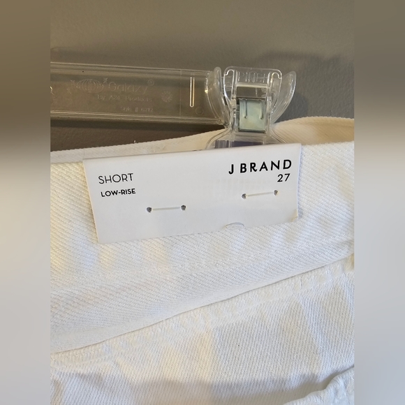 JBrand White Denim Jean Shorts Sz 27 - Picture 2 of 4